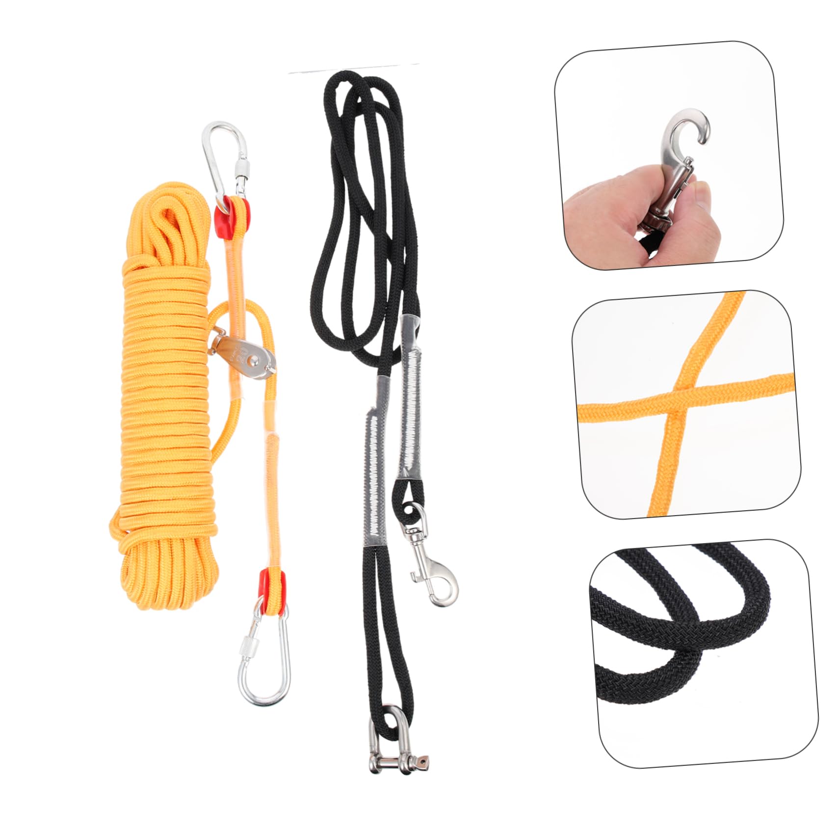 Correa para Perros De Acampada Cable Resistente Corrosión Ligera y Portátil para Mascota