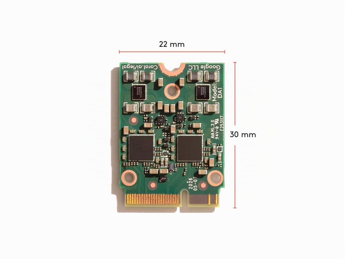seeed Studio Coral M.2 Accélérateur avec TPU Dual Edge