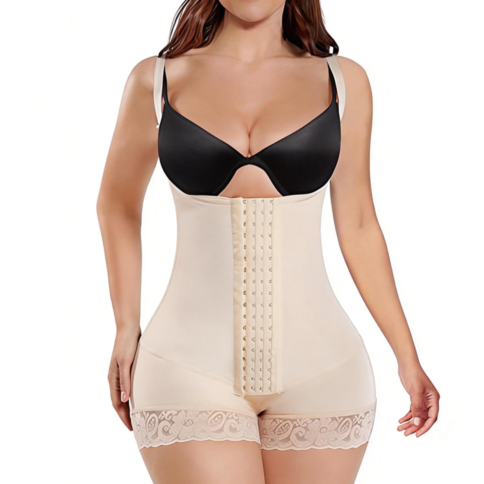 Full Shapewear for Women, Tummy Control Women Body Shaper Fajas Colombianas Waist Trainer Butt Lifter Thigh Slimmer Post Surgery Compression Garment