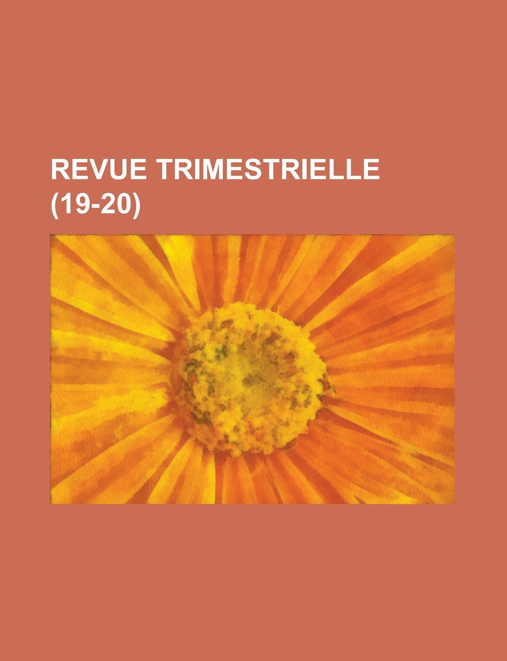 Revue Trimestrielle (19-20 )