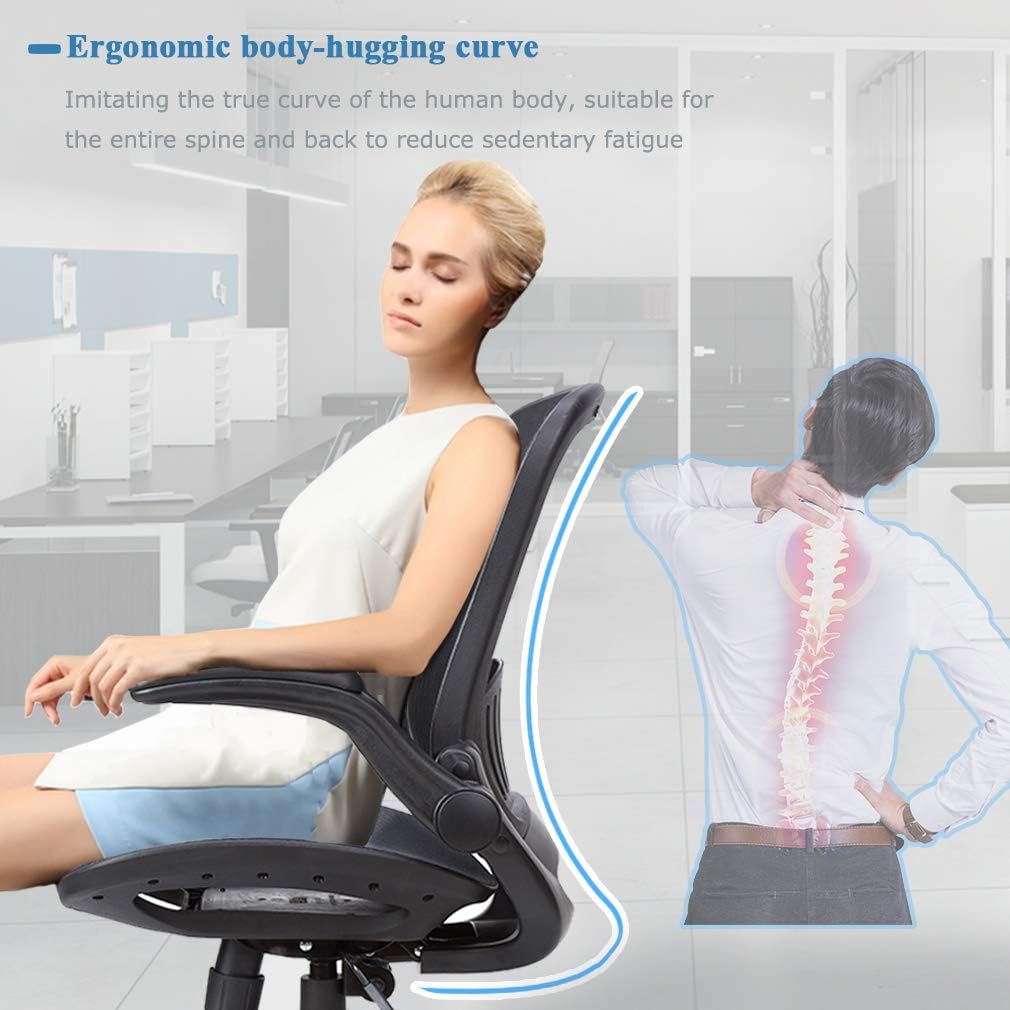 White High Back Leather Executive Office Desk Task Computer Chair w/Metal Base O10