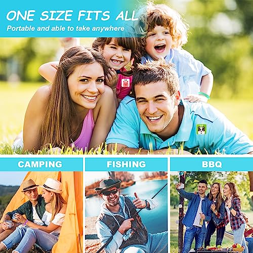 18 pack mosquito repellent bracelets with 60 pack mosquito patches deet-free insect amp bug repellent wrist bands for kids amp adults outdoor camping fishing traveling