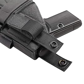 EXCELLENT ELITE SPANKER Pistol Universal Adjustable for Holster G17 G18 G19 G26 G34 M1911 XD-45acp CZ P-10C (Grey)
