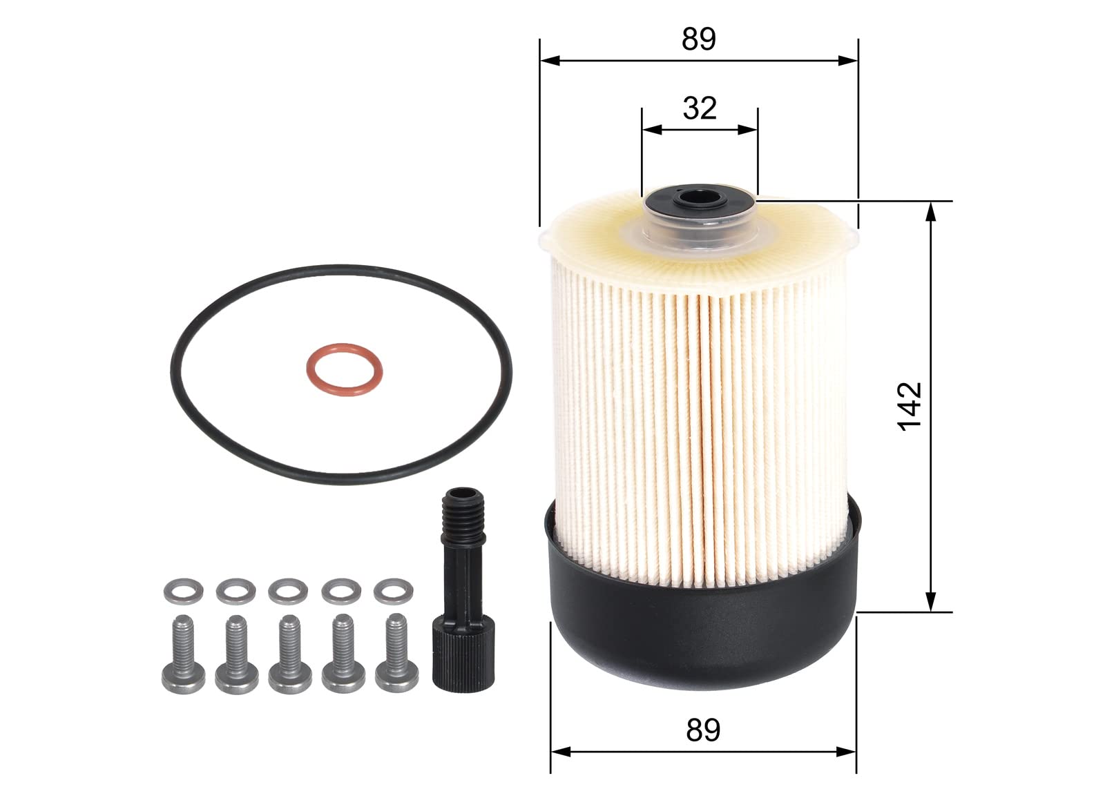 Amazon.com: BOSCH F026402857 CAR Fuel Filter N2857 : Automotive