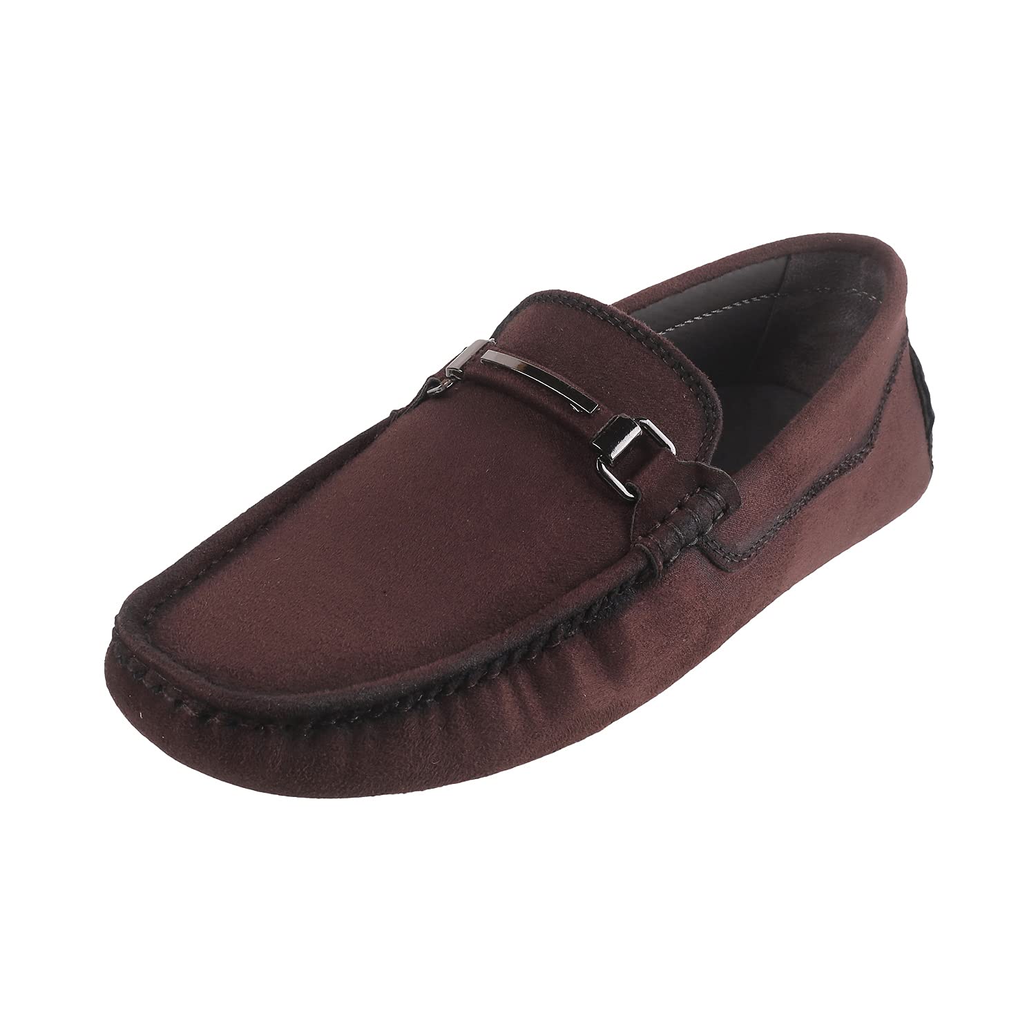 metro Men's Faux Leather Stylish Penny Loafer Shoes-picture-29
