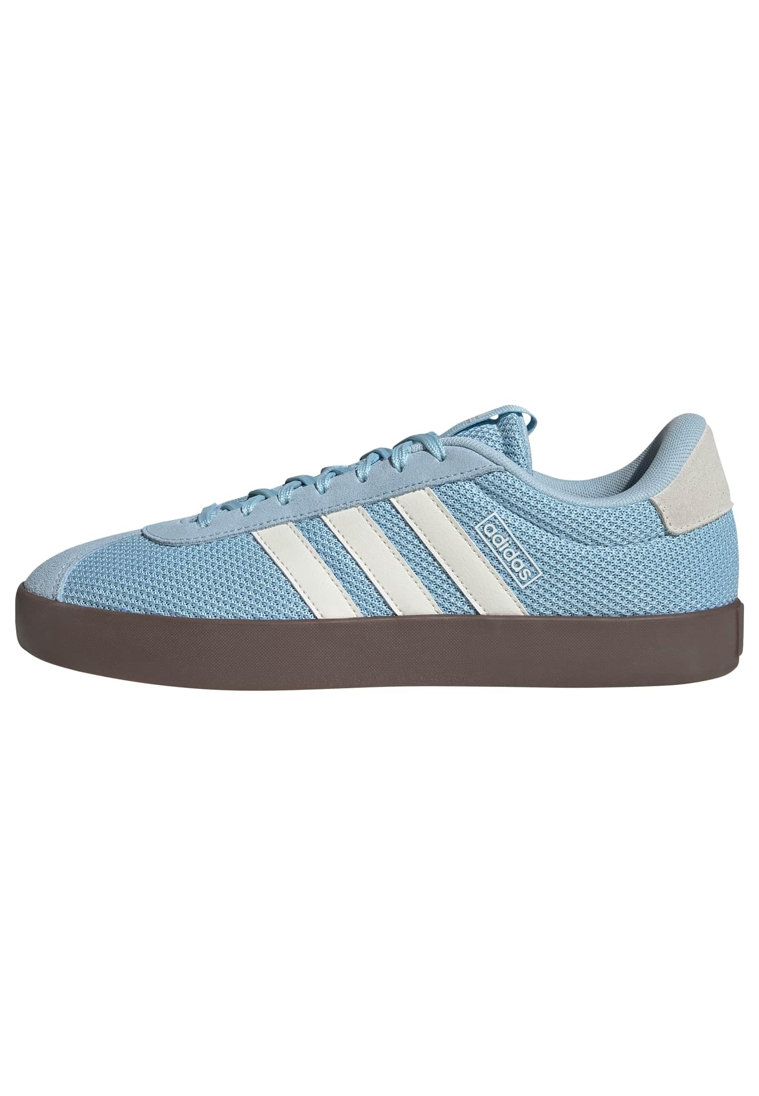 Adidas Uomo VL Court 3.0 Shoes, Icey Blue/off White/GUM5, 43 1/3 EU