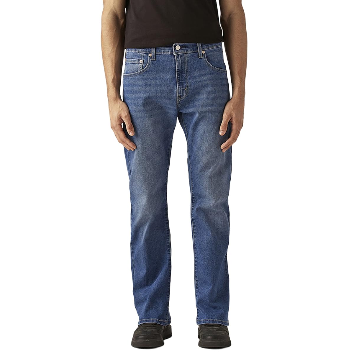 Men's 517 Mid Indigo Bootcut Fit Mid-Rise Jeans-image-16