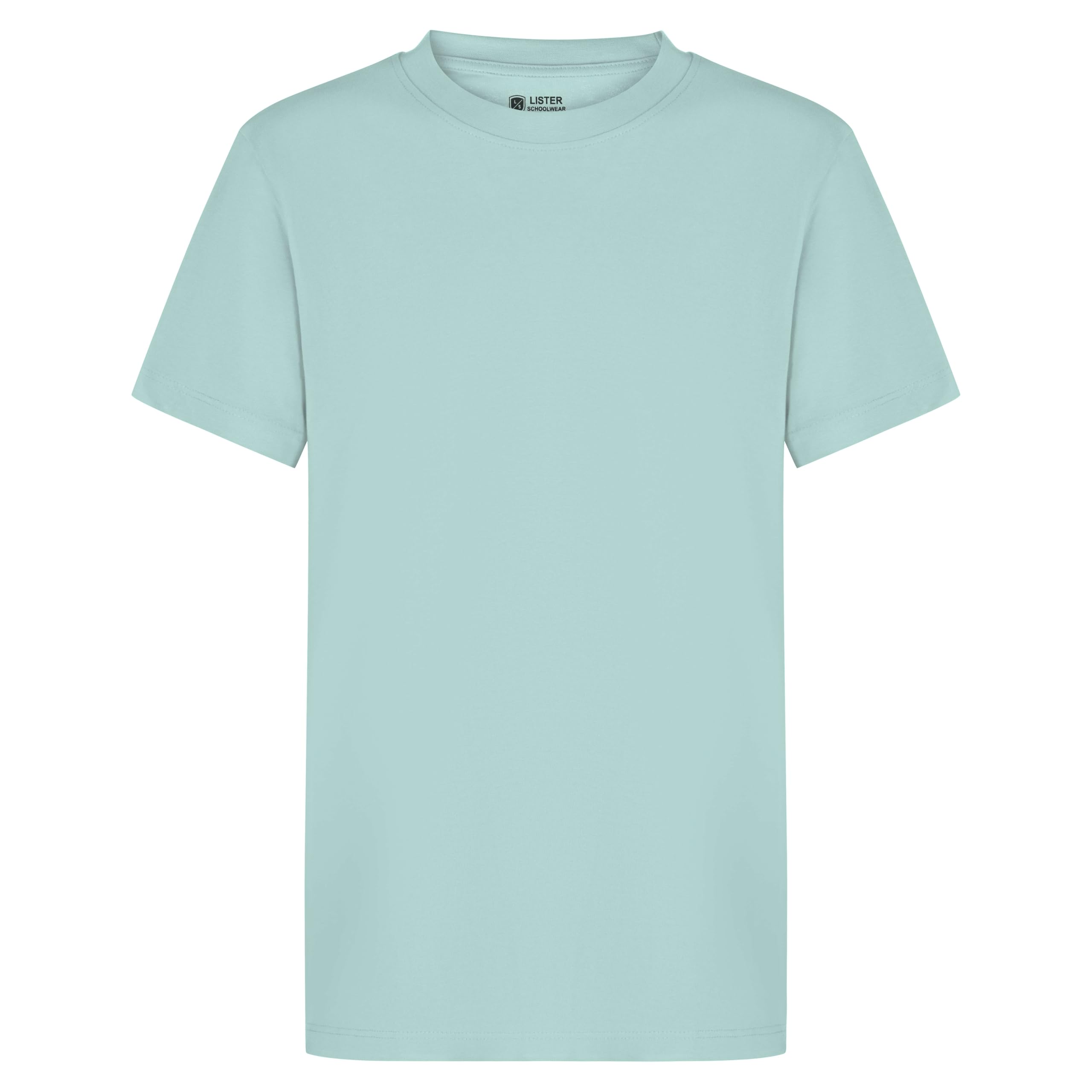 Ages 1-15 Kids Plain Blank T-Shirt Tee Shirt 100% Cotton Boys Girls Childrens Softspun Unisex School Uniform P.E. Gym — view 6