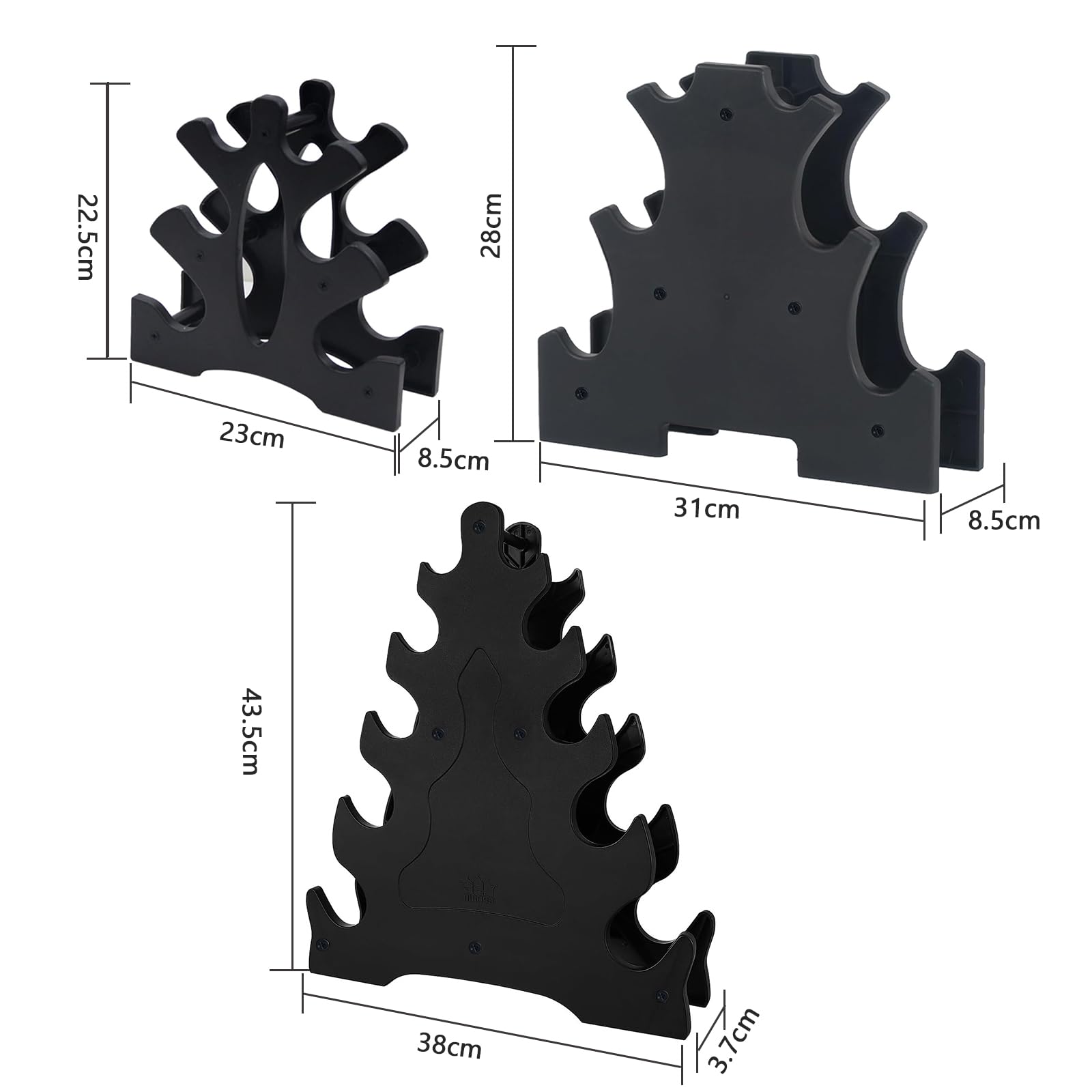 Hantel Halter Klein, ein Mehrstöckigeshantelständer, Hantelständer, Hantelgewichtshalter, Hantellagerung, Kurzhantel Ständer, Kleine Kurzhantel Rack, Hantelbaum, Hantelscheibenständer