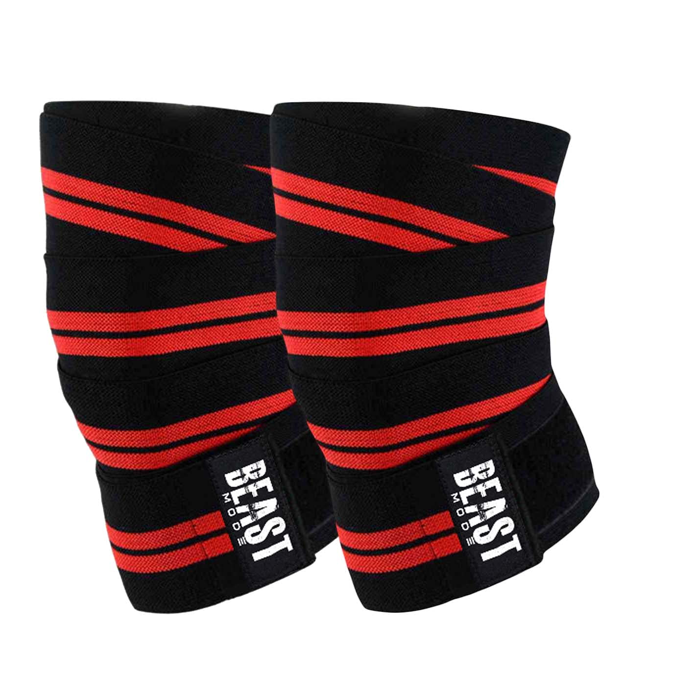 STEIGEN FITNESS-SF Weight Lifting Knee Support Wraps for Squats,Gym, Weight Lifting, Cross fit, Gym Workout