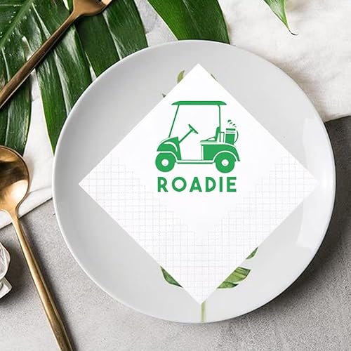 Miniatura 4 de Servilletas de cóctel de golf, paquete de 100 servilletas de papel con temática de golf Par-Fect Together para boda, ensayo, cena, despedida de