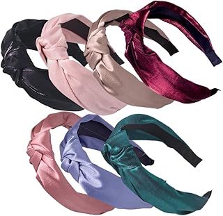 FOMIYES 7pcs Cloth Wide Headband Bohemian Hairband Elastic Hair Accessories boho hair ties woman headband hair accessories for girls Wide Hair Hoop Fashion Hair Hoop Knot Headdress scarf