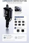Retractable USB C Car Charger, 83W Max for 24V Vehicles and 36W PD for 12V Cars, Built-in Type C Cable, Cigarette Lighter Plug, Fast Charge