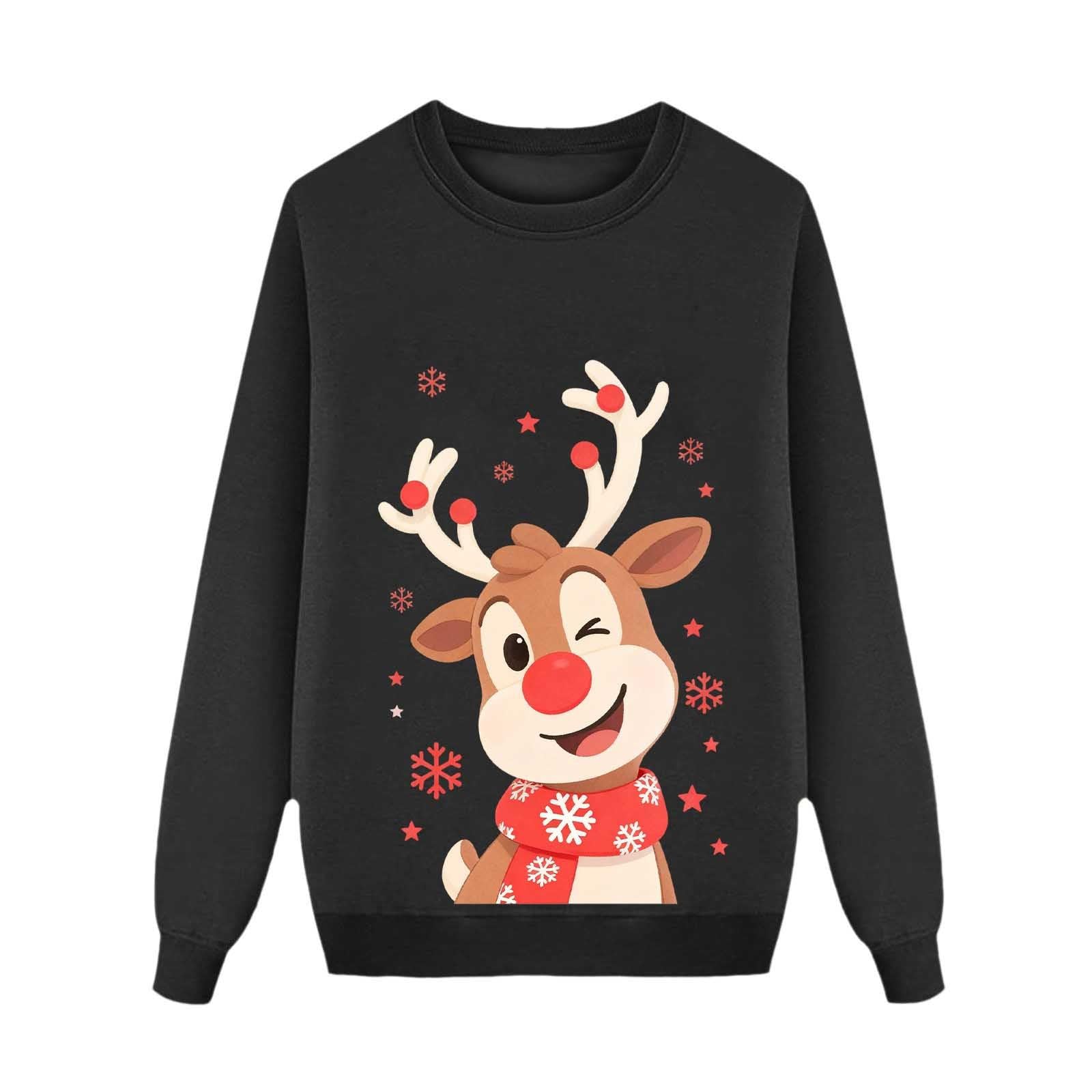 Pull de Noël renne pour toute la famille et couple