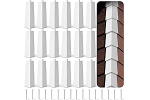16 Pcs Aluminum Siding Corners for Outsides and Siding Corner Caps