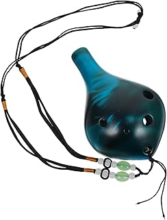 WHAMVOX 1 Peça De 6 Furos Ocarina Flauta Ocarina Vintage Flauta Ocarina Cerâmica Flauta Chinesa Crianças Instrumentos Musicais Flauta Para Crianças Flautas Ocarina Instrumentos Musicais