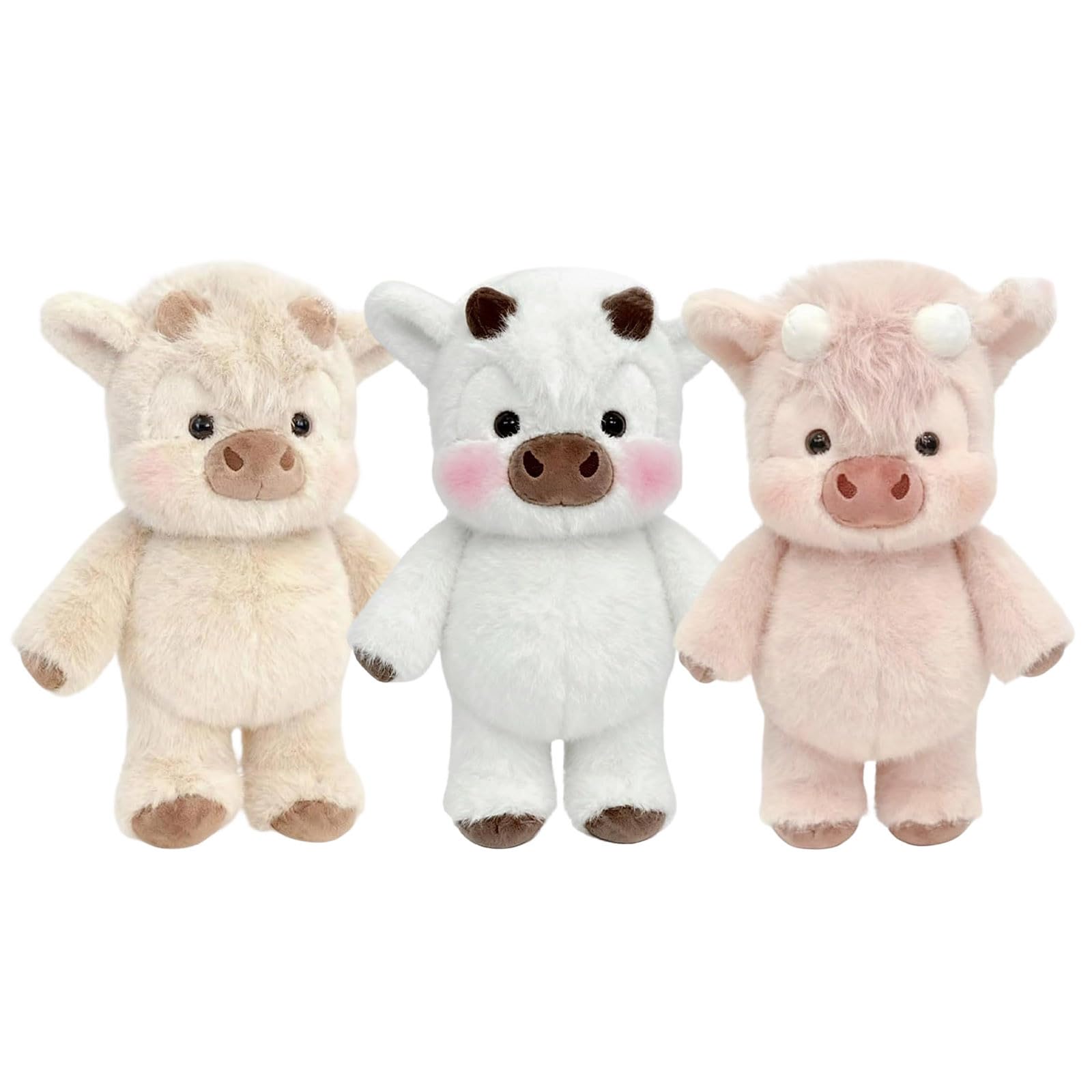 Highland Cow Soft Plush Toy – Adorable Furry Running Cow Stuffed Animal for Stress Relief and Emotional Support — view 9