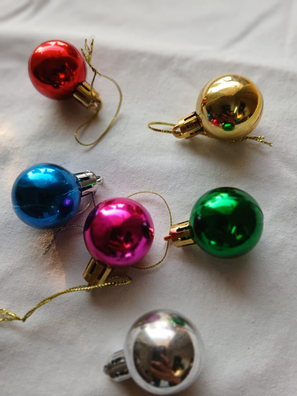 Christmas Ball Ornaments – Set of 12 Mini Shatterproof Baubles for Xmas Tree Decoration Holiday Party, DIY, and Home Decor 4