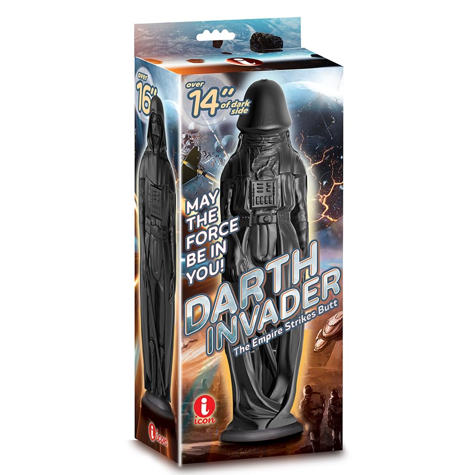 Amazon.com: Darth Invader Adult Toy - Dark Side Space Lord Novelty Dildo -  Body Safe Silicone Galaxy Warrior Design - Sci-Fi Parody Gift for Fans :  Health & Household