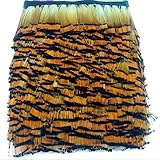 5,1 cm de largeur Cenfry Naturel Doré plumes de faisan Frange Garniture Costume Vêtements Robe Décoration 2yards