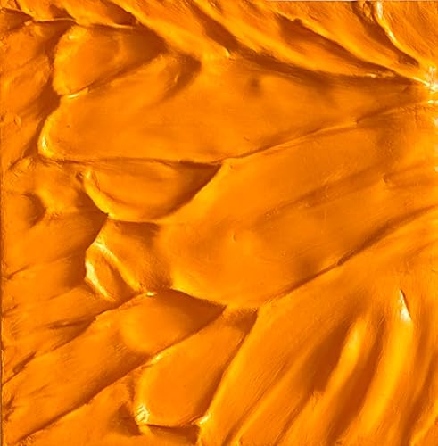 Miniatura 1 de Sunshine  Smash  3D Plaster Relief Wall Sculpture Tiles  Acrylic, MDF Wood, Mixed Media,Abstract, Modern Design, Mix and Match Red (Orange)