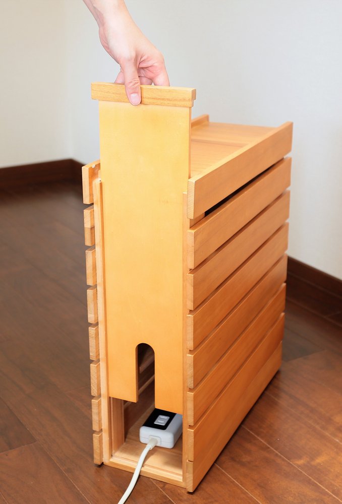 Amazon｜オスマック ケーブルボックス ナチュラル ルーター 収納 Wifi  