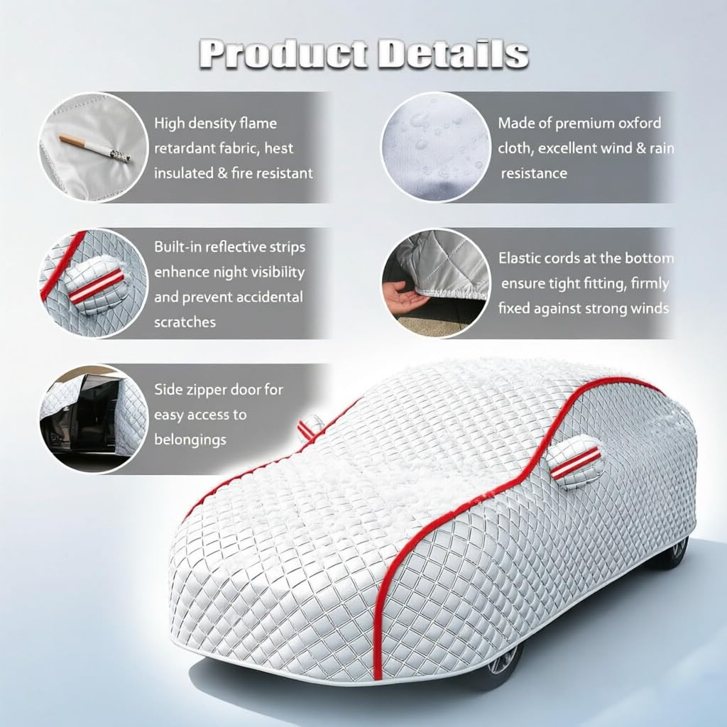 Funda Coche Antigranizo para Holden Statesman 1995-1996 | Funda para vehículos de exterior para todo tipo de clima, duradera, a prueba de granizo, ventisca y resistente a los rayos UV