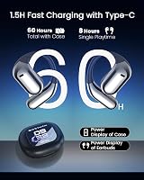 ANSTEN Fordító Fülhallgató Bluetooth 5.4, 144 Nyelvű Nyitott Füles Headset LCD Érintőképernyővel 8