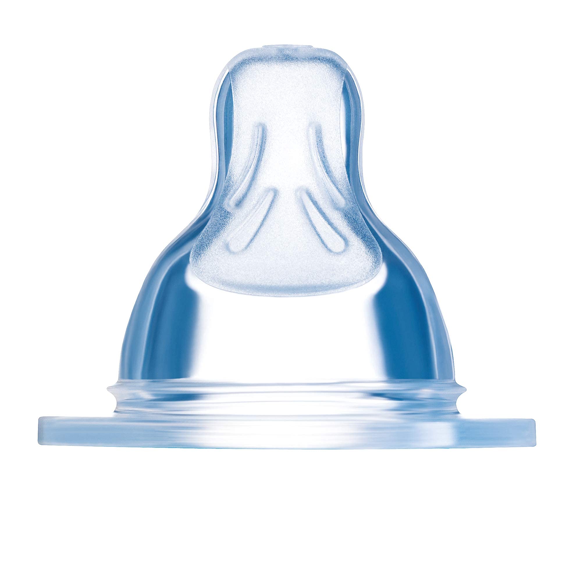 Set of 2 Anti Colic Baby Bottle Teats - Size 2 - Silicone