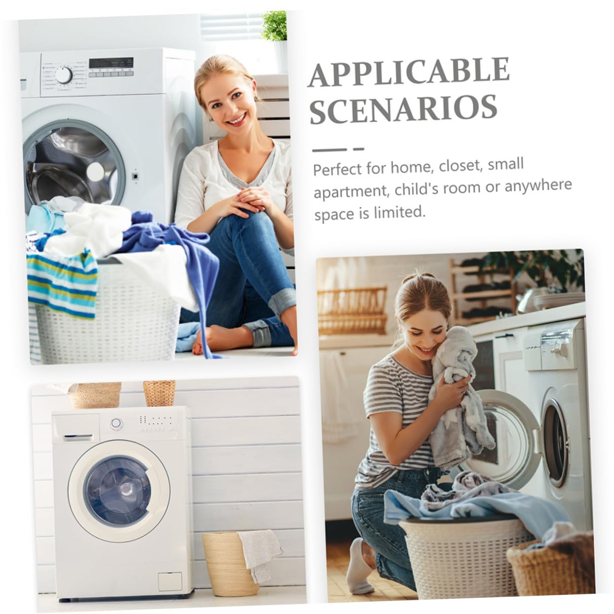 Cesto Portabiancheria Portatile 40l in Plastica Riutilizzabile Design Traforato Per Bagno e Camera, Capiente e Leggero Per La Raccolta Indumenti Sporchi
