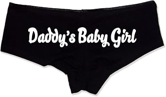 Daddys Baby Girl Panties Naughty Gift for Wife or Girlfriend Flirty Cotton Boyshort