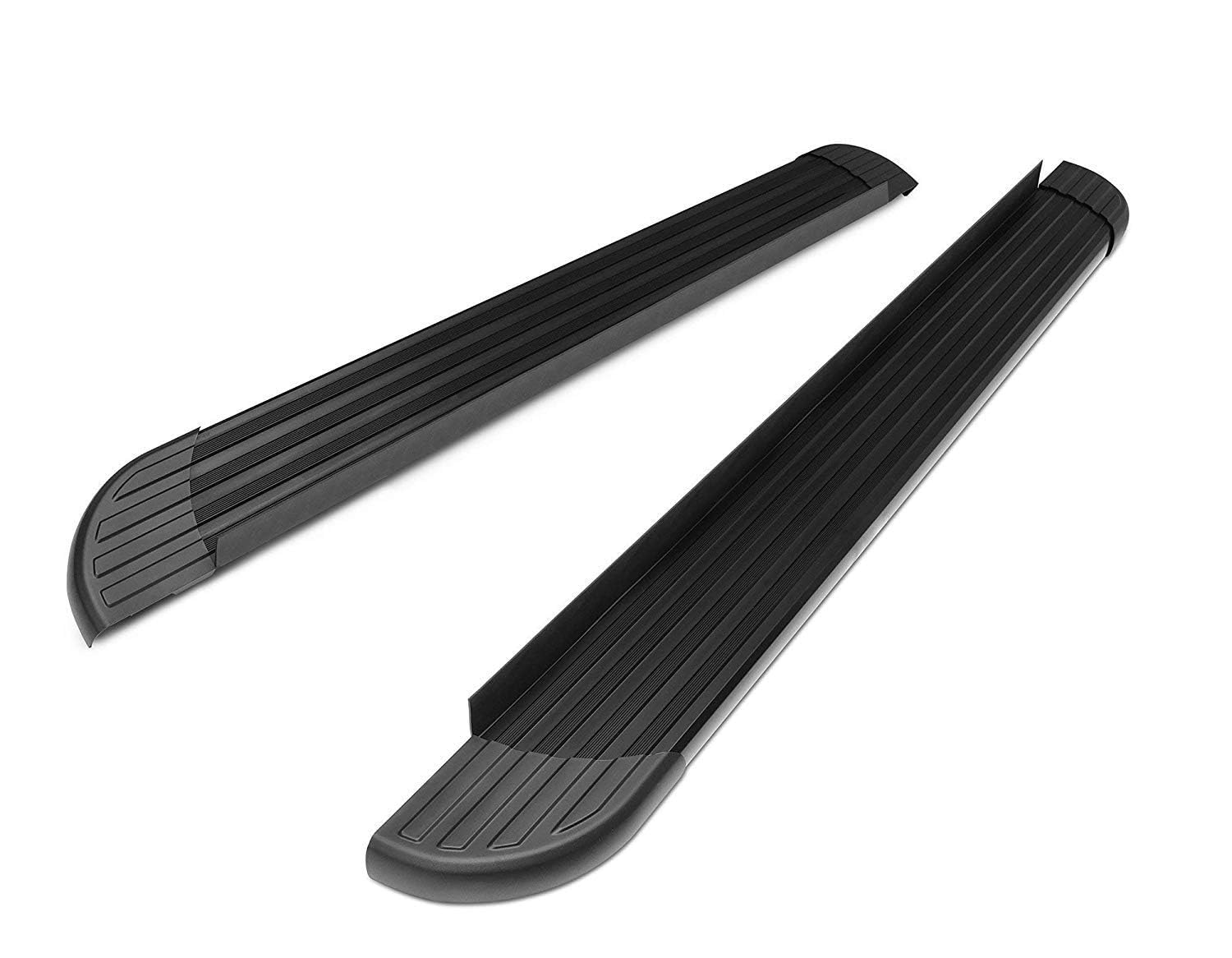 TAC Running Boards Fit 2011-2024 Dodge Durango (Exclude R/T, GT, GT Plus and SRT Models) Aluminum SUV Black Side Steps Nerf Bars Step Rails Running Boards Off Road Exterior Accessories (2 Pieces)