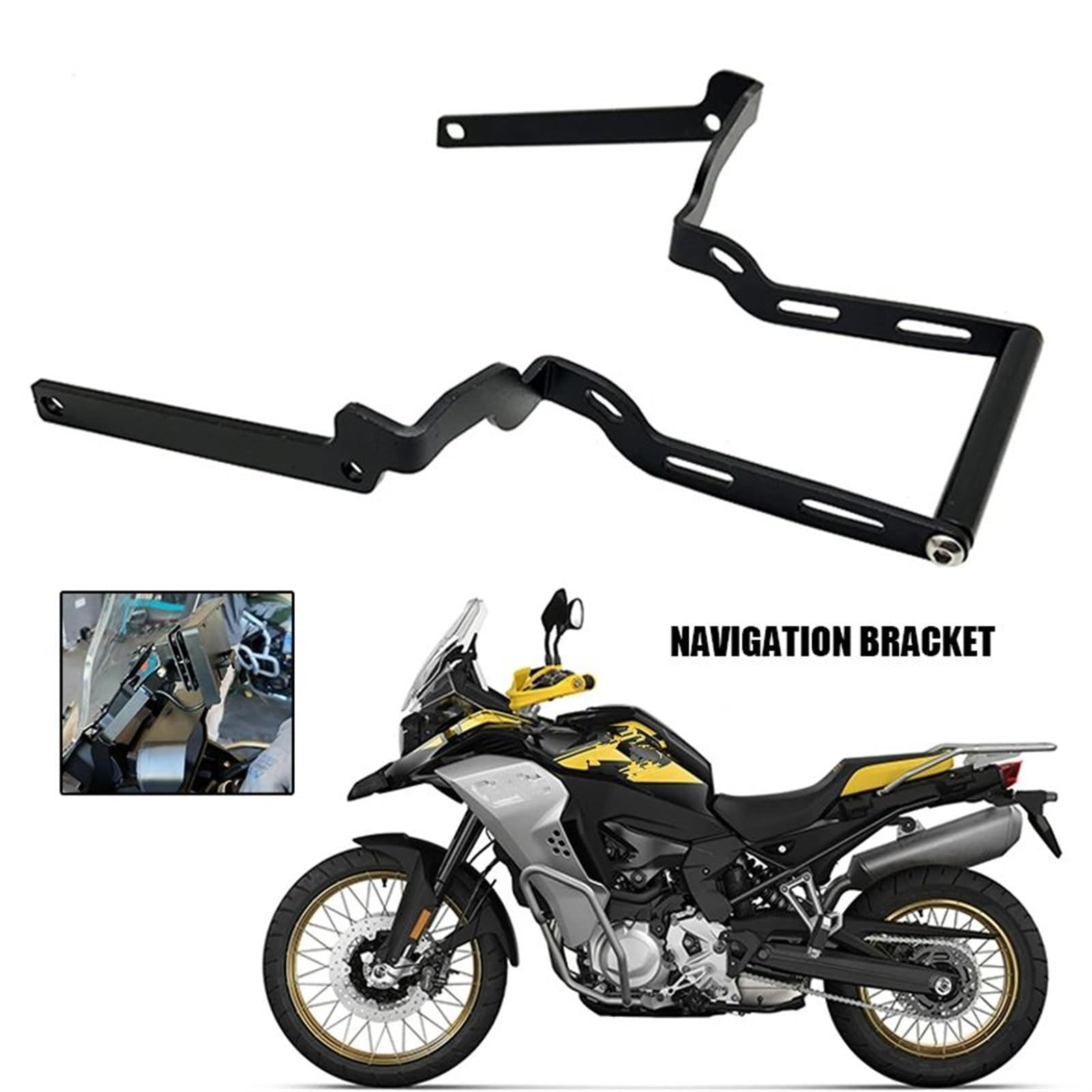 EQIVA(小さな店) オートバイ携帯電話ホルダー GPS ナビゲーションブラケットアダプタ For For F850GS For EQIVA(小さな店) オートバイ GPS スマートフォンフロントガラスナビゲーション GPS プレートブラケットアダプタホルダー  Amazon.co. 用オートバイナビゲーションバーブラケット オートバイ用GPS/スマートフォンナビゲーションGPSプレート ブラケットアダプターホルダー