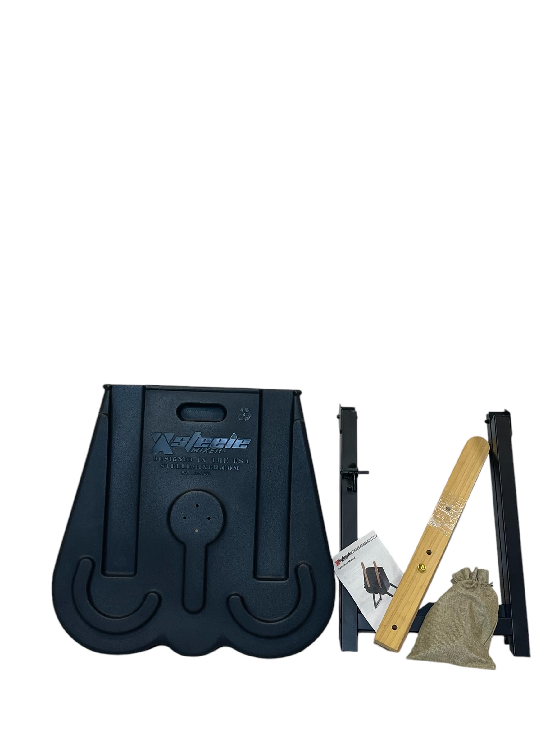 Hand-Powered Concrete Mixer - Steele Mixer -6