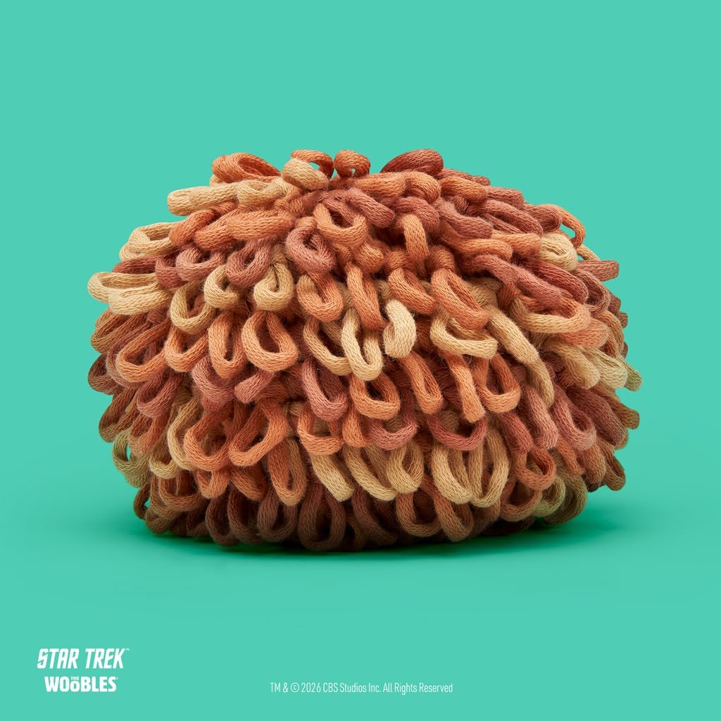 The Woobles Star Trek Crochet Kit for Beginners with Easy Peasy Yarn as seen on Shark Tank – Arts & Crafts Adult Knitting Kit with Step-by-Step Video Tutorials - Tribble