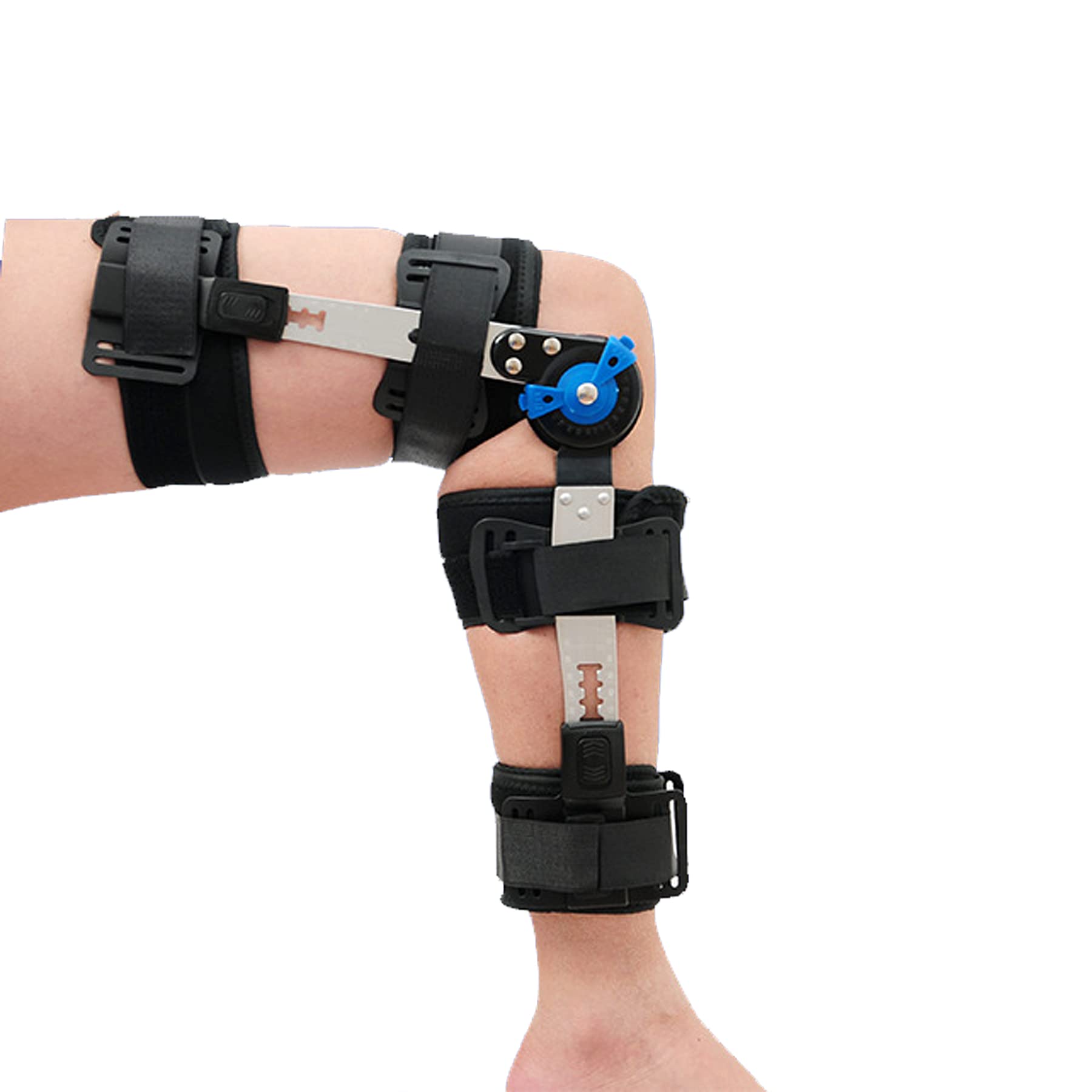 Ginocchiera Post-operatoria Incernierata Tutore Immobilizzatore per Tutore Stabilizzatore ​per Stecca Distorsione Post-operatorio Fissaggio per Riabilitazione Ortopedica Rottura