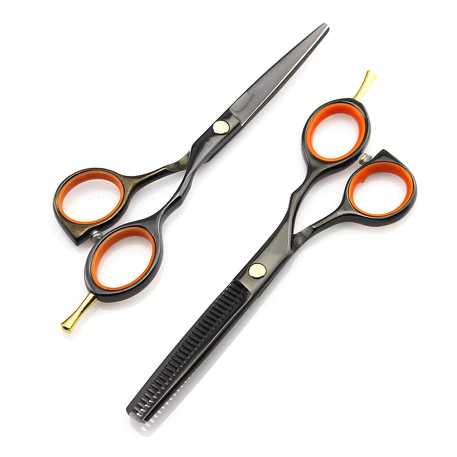 Amazon.co.jp: ヘアカット用ハサミ 5.5インチ ブラック