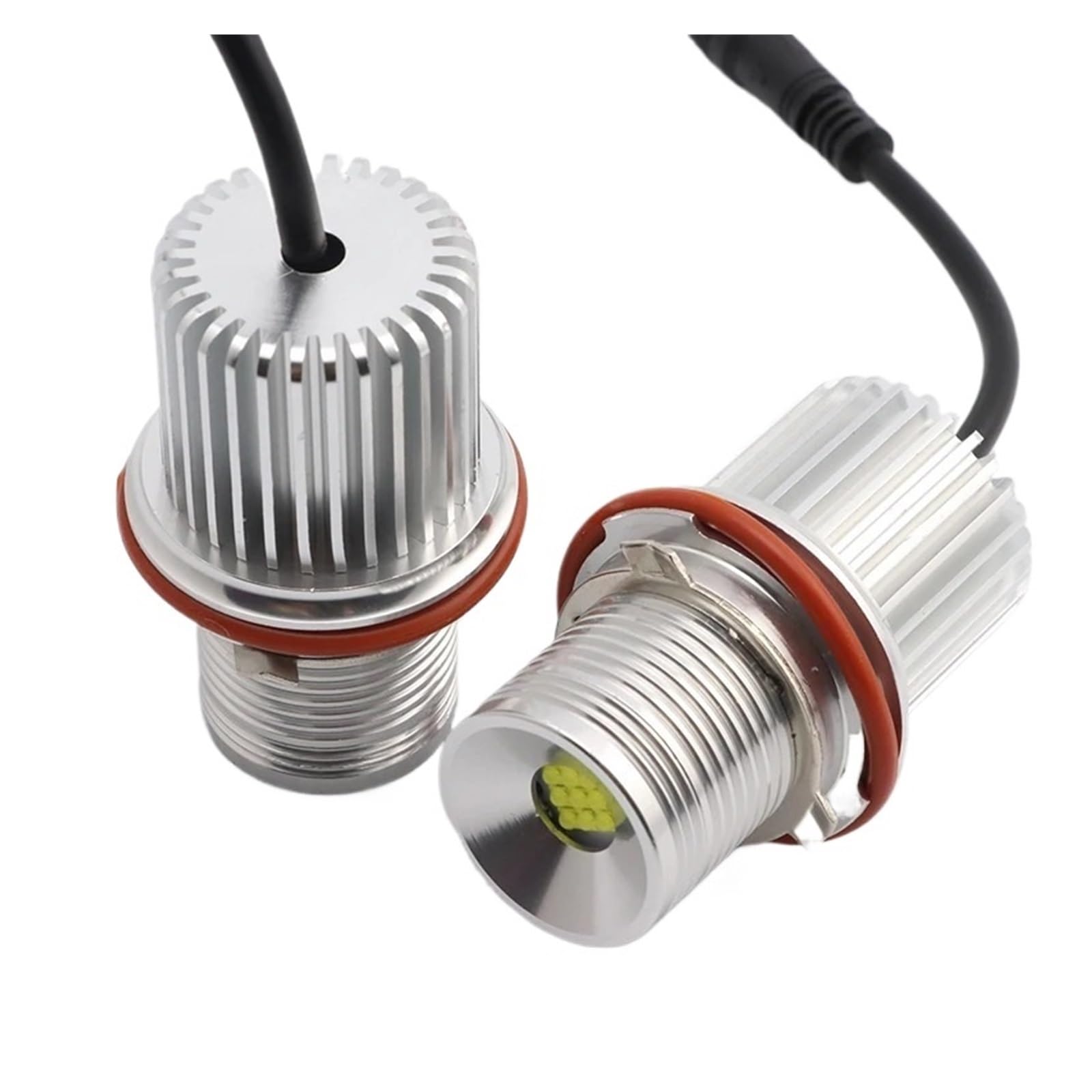 Luci diurne occhio d'angelo Per BMW E87 E39 Per M5 E60 E61 E63 E64 M6 E65 E66 E83 Per X3 000-2008 Lampada LED Angel Eyes Luci Posizione Lampadine Anelli halo LED