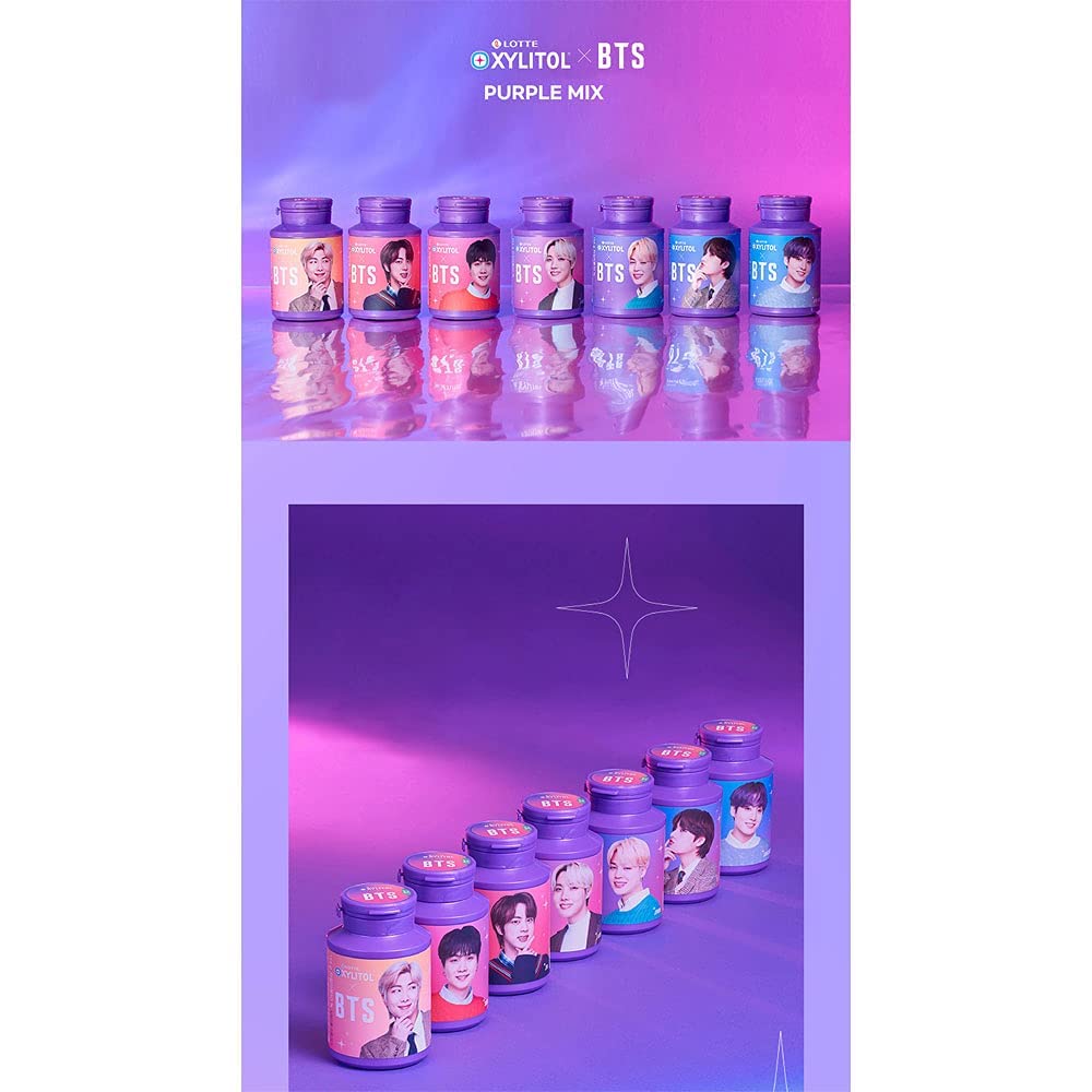 XYLITOL ✖︎BTS Bangtan Xylitol X BTS Limited Edition Big Purple Mix 154g 3 Packs