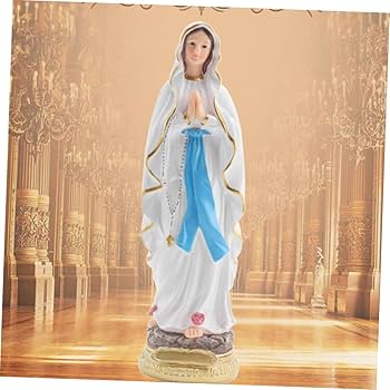 Amazon.co.jp: BESTonZON 聖母マリアフィギュリン 樹脂製 宗教的