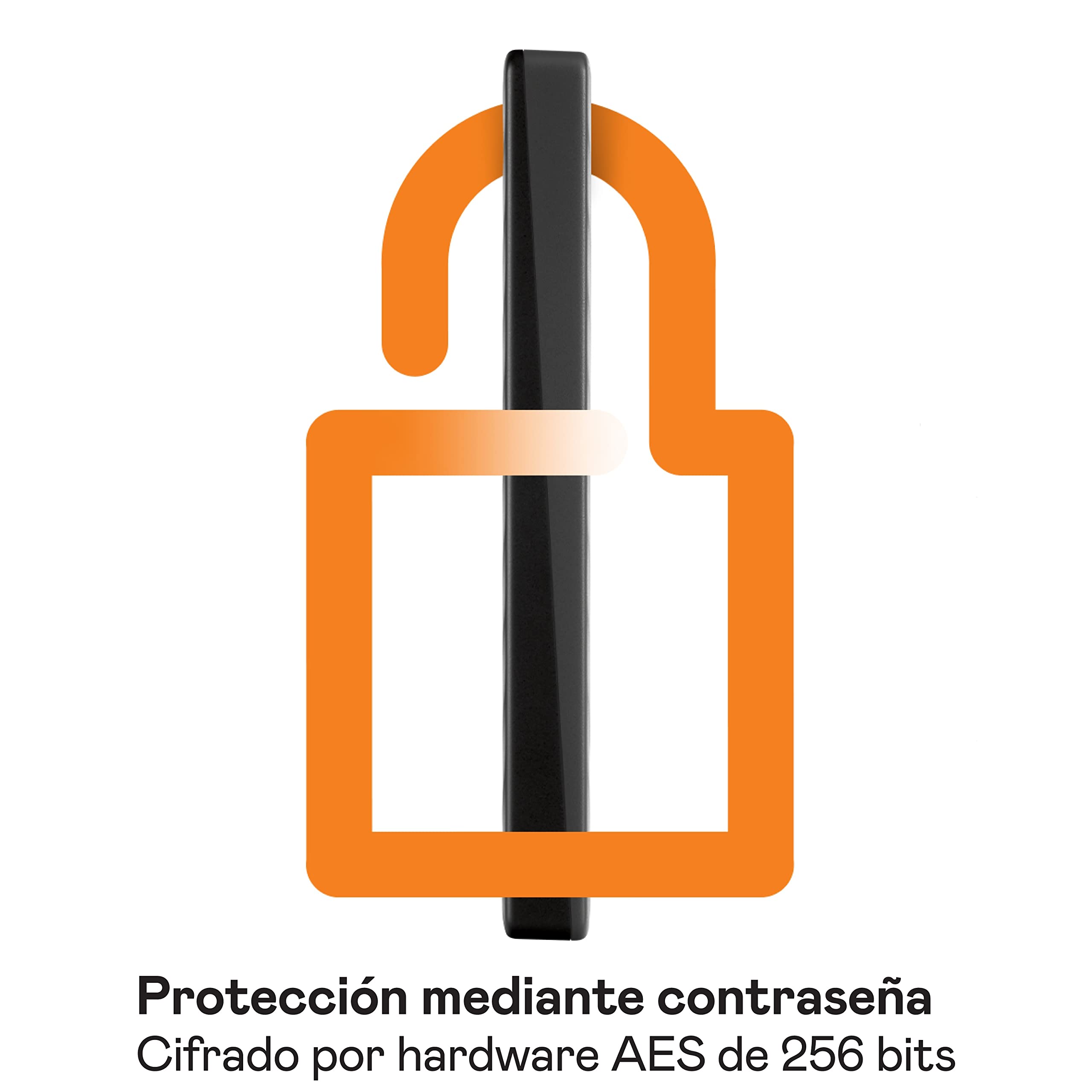 WD 5TB My Passport Disco Duro Externo Portátil, USB 3.2 Gen 1/USB 3.0, Copia de seguridad y protección con contraseña, Formateado para Windows, ChromeOS y MacOS, Negro