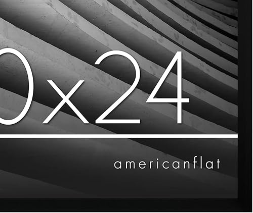 Miniatura 7 de Americanflat - Portarretratos de 20x24 pulgadas con plexiglás pulido, colección Streamline, marco de fotos con borde delgado para exhibir en pared,