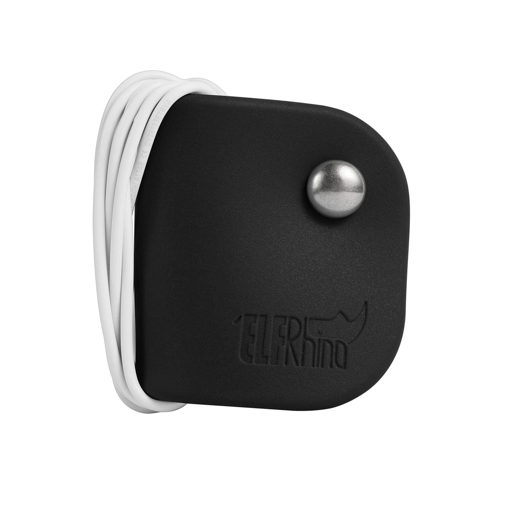 ELFRhino Cord Organizer Earbud Holder Earphones Headphones Winder Keeper Earbuds Case Storage Wrap Headset Keeper Cord Manager Cable Organizer Black