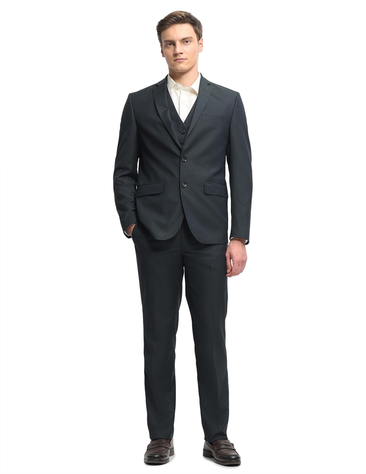 arrow Men's Tailored Fit Three Piece Suit-picture-42