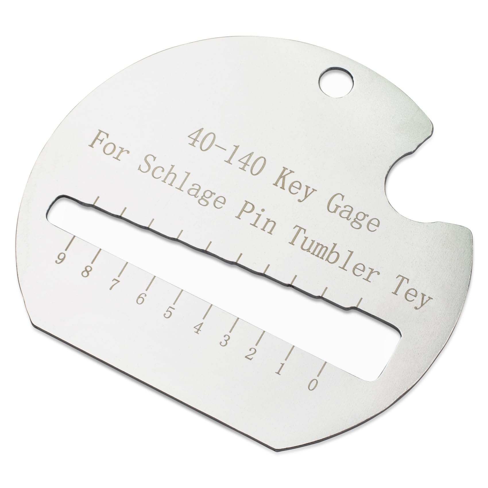 Honkador Key Gauge fits for Schlage 40-104 to Measuring Pin Size,Compatible with All Schlage Keys,1 Pack