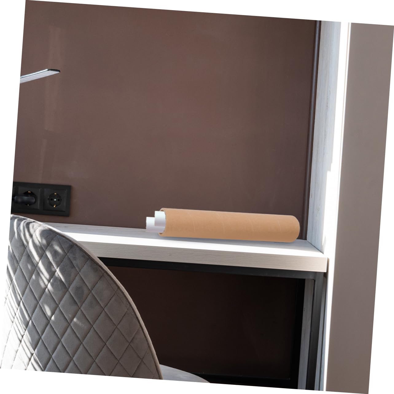 STOBOK Lot de 12 Tubes à Affiche Ronds en Papier Kraft, Tube de Rangement pour Dessins, Résistant aux Déchirures Perforations