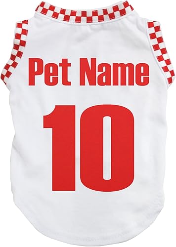 Miniatura 14 de Petitebella Personalize Camiseta para perro cachorro con tema nacional (Miami, S)