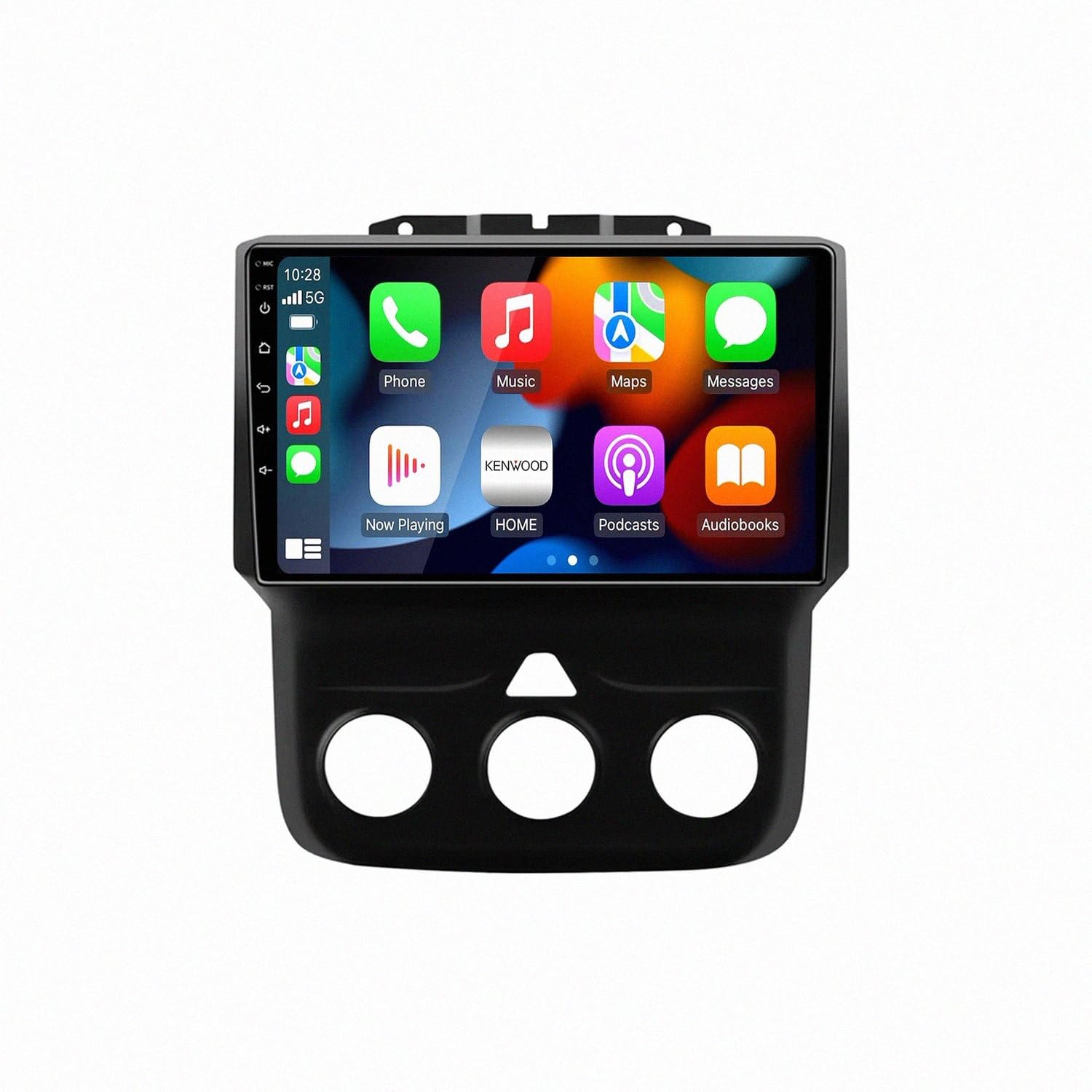 Bezprzewodowy, Przenośny Ekran Car Play dla Dodge RAM 1500 2500 2012-2018 Przenośny Ekran Dotykowy Apple Carplay, Nawigacja Gps/Sterowanie Głosowe/Mirror, 8 Rdzeń 4G+64G