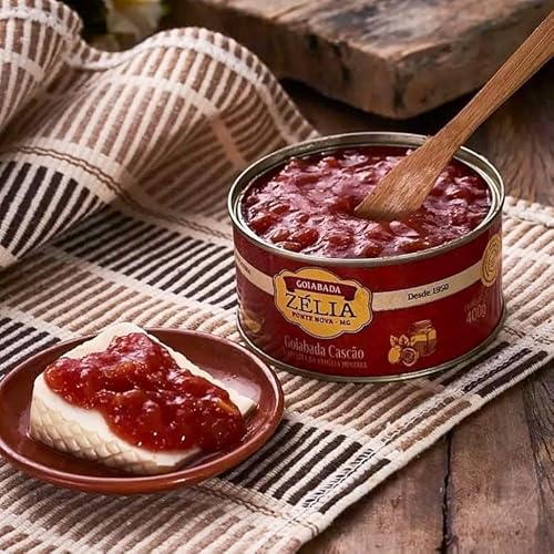 LUBEX Goiabada Cascão Zélia Lata 400G Doces Zélia