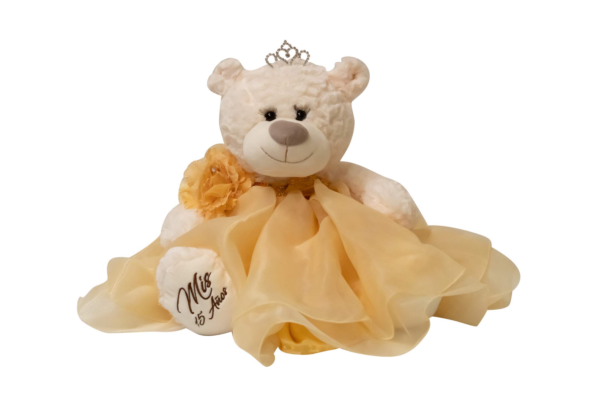 gold color teddy bear
